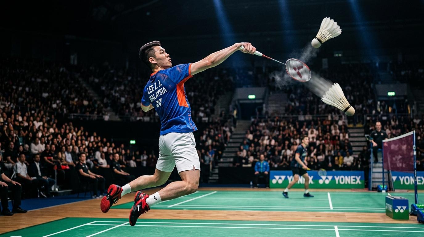 Aksi Rally Sengit & Smash Keras Badminton